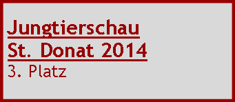 Textfeld: Nachwuchs 2009